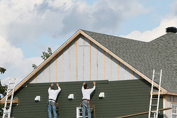 Professional Siding Contractor technician working in North Versailles, PA